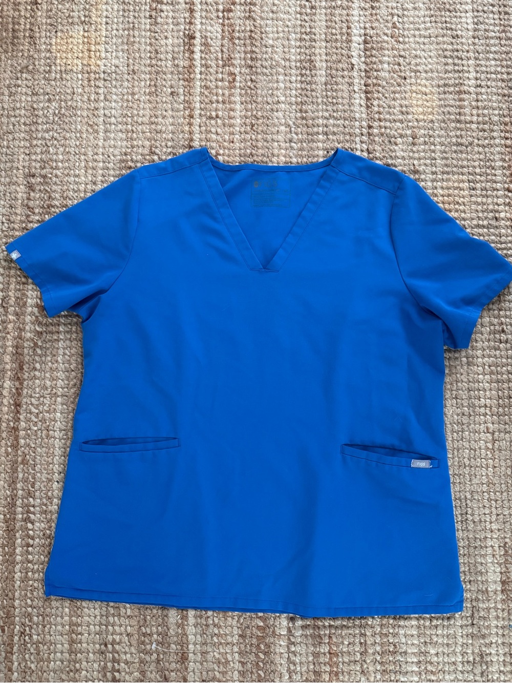 FIGS Technical Collection Royal Blue Scrub Top Women’s XXL
